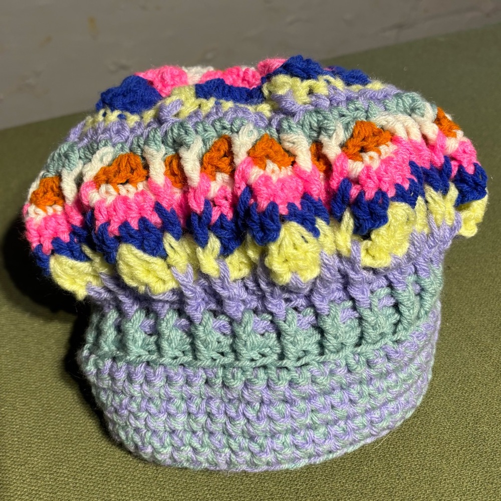 Colorful Crochet Beanie